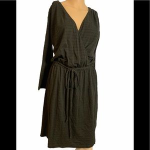 NWT Bass drawstring long sleeve dress